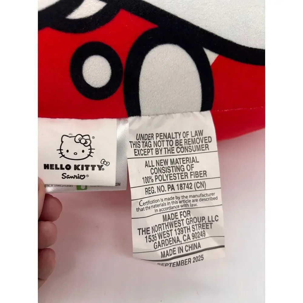 NWT Sanrio Hello Kitty heart shaped pillow